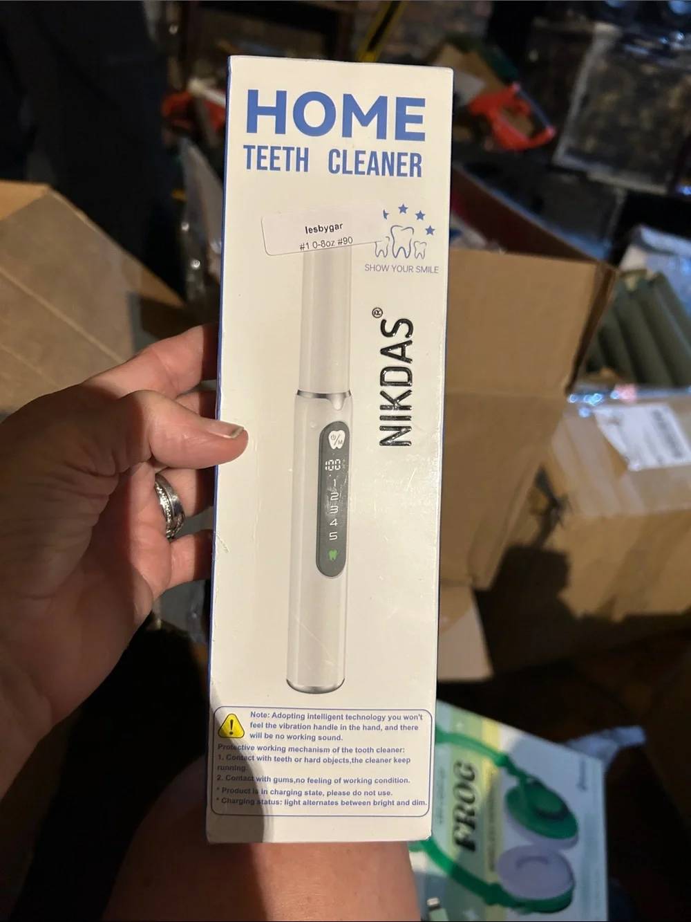 NIKDAS Home Teeth Cleaner - White